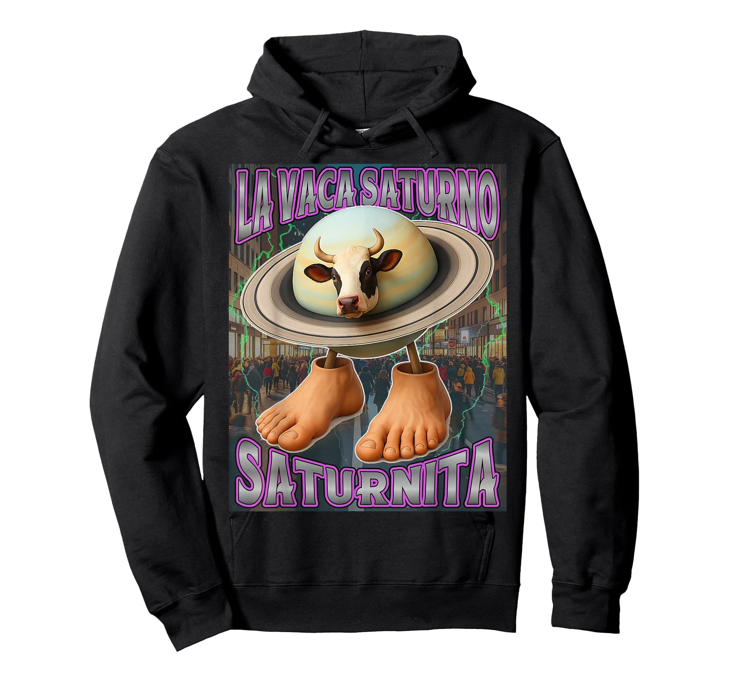 Saturnita La Vaca Saturno Italian Brainrot Birthday for Kids T-Shirt