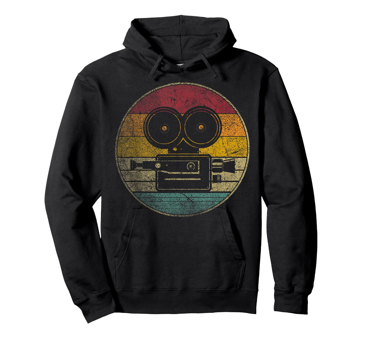 Movies Camera Motion Pictures Cinephile Vintage Retro T-Shirt