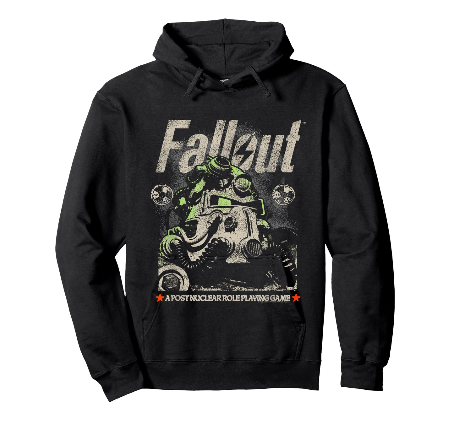 Fallout Video Game Distressed Character Portrait T-Shirt