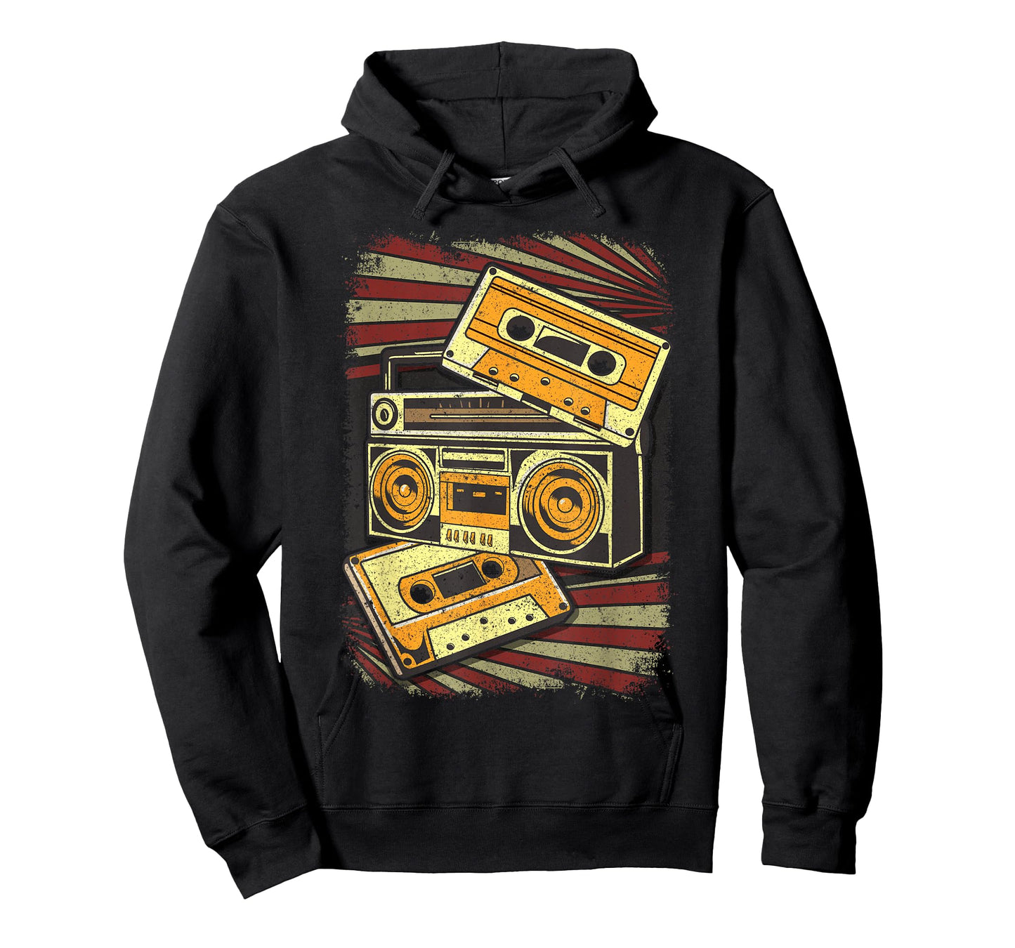 Retro Vintage Boombox 80's Music Old School Radio Boombox T-Shirt
