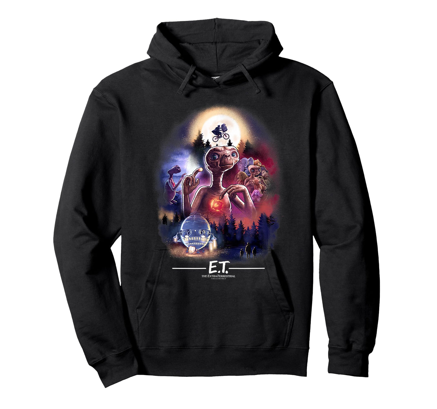 E.T. the Extra-Terrestrial Centered Collage T-Shirt
