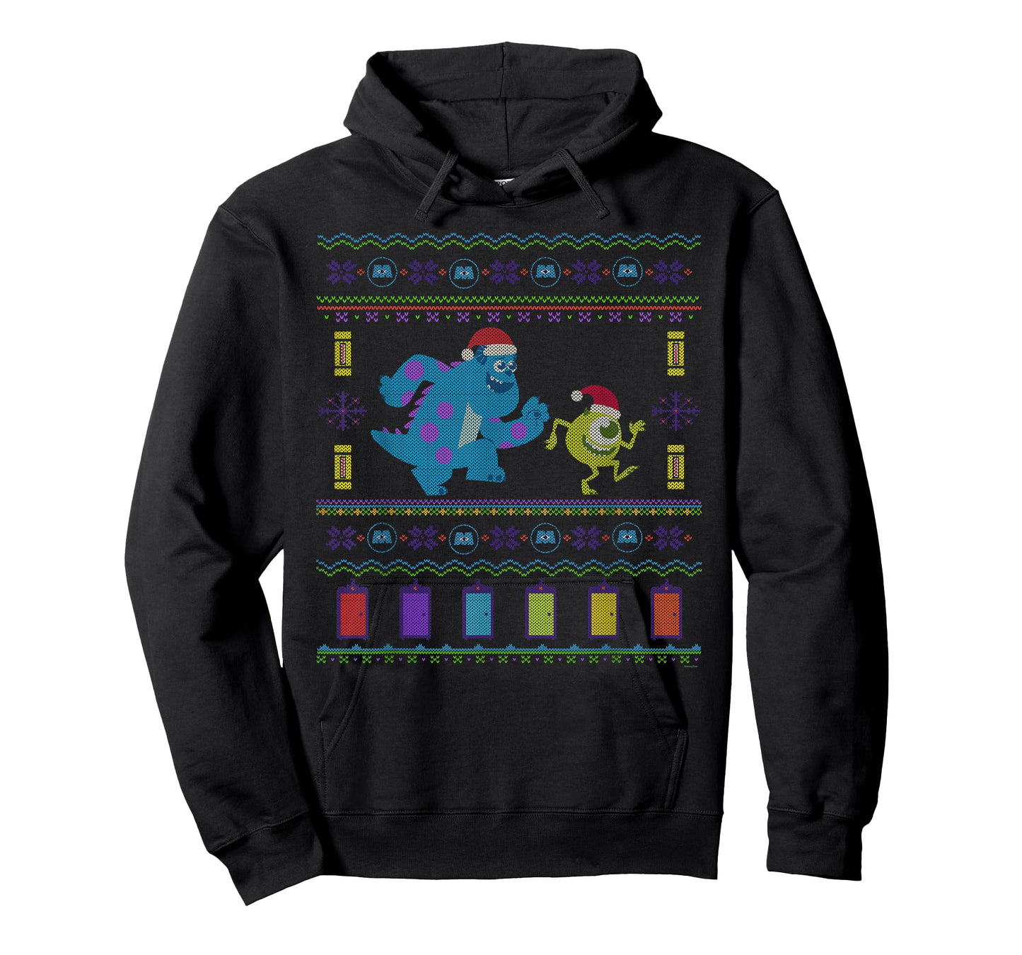 Disney PIXAR Monsters, Inc. Ugly Christmas Sweater Holiday T-Shirt