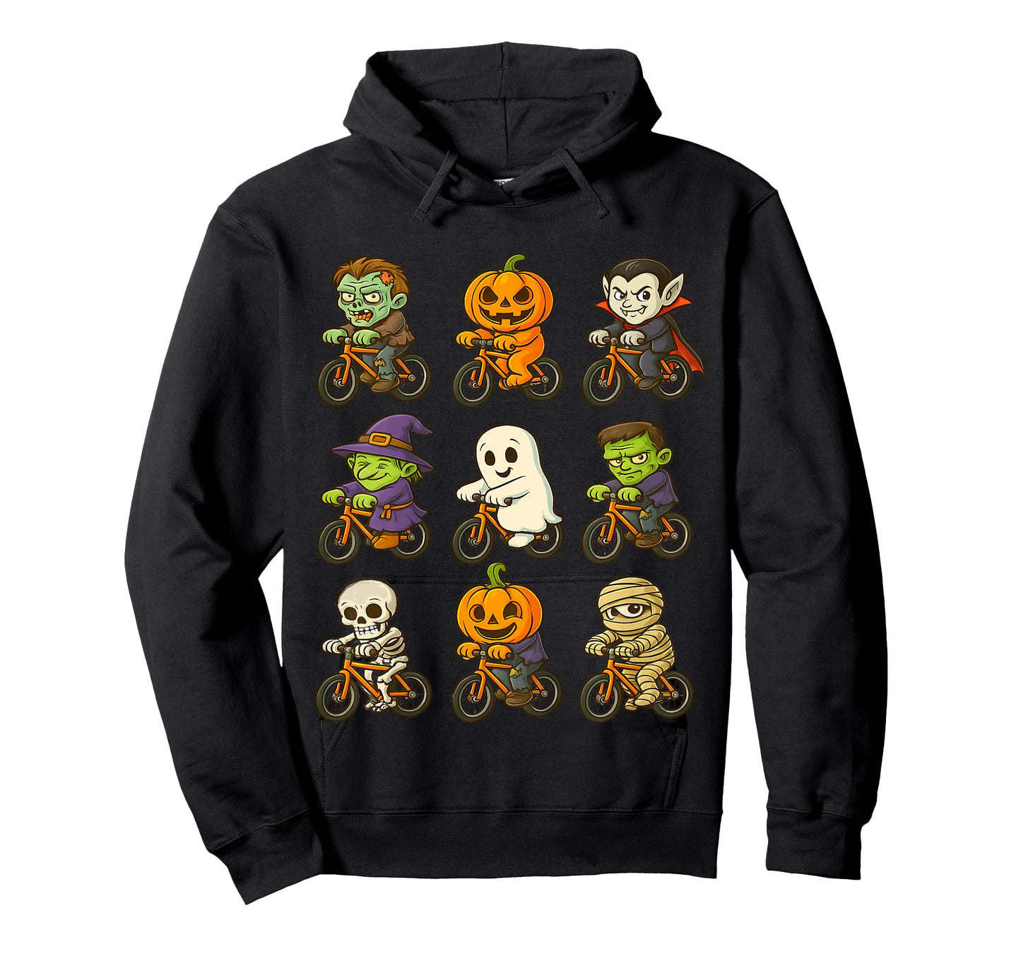 Funny Halloween Monsters Riding Bikes Costume toddlers T-Shirt