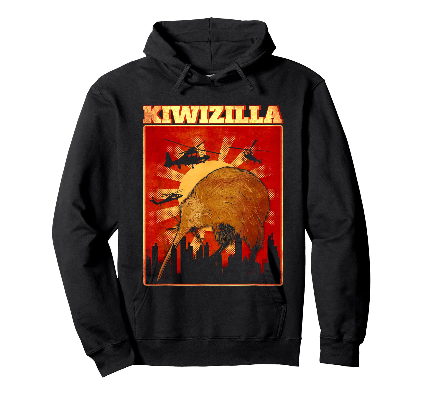 Kiwi Bird New Zealand Bird Lover Kiwizilla T-Shirt