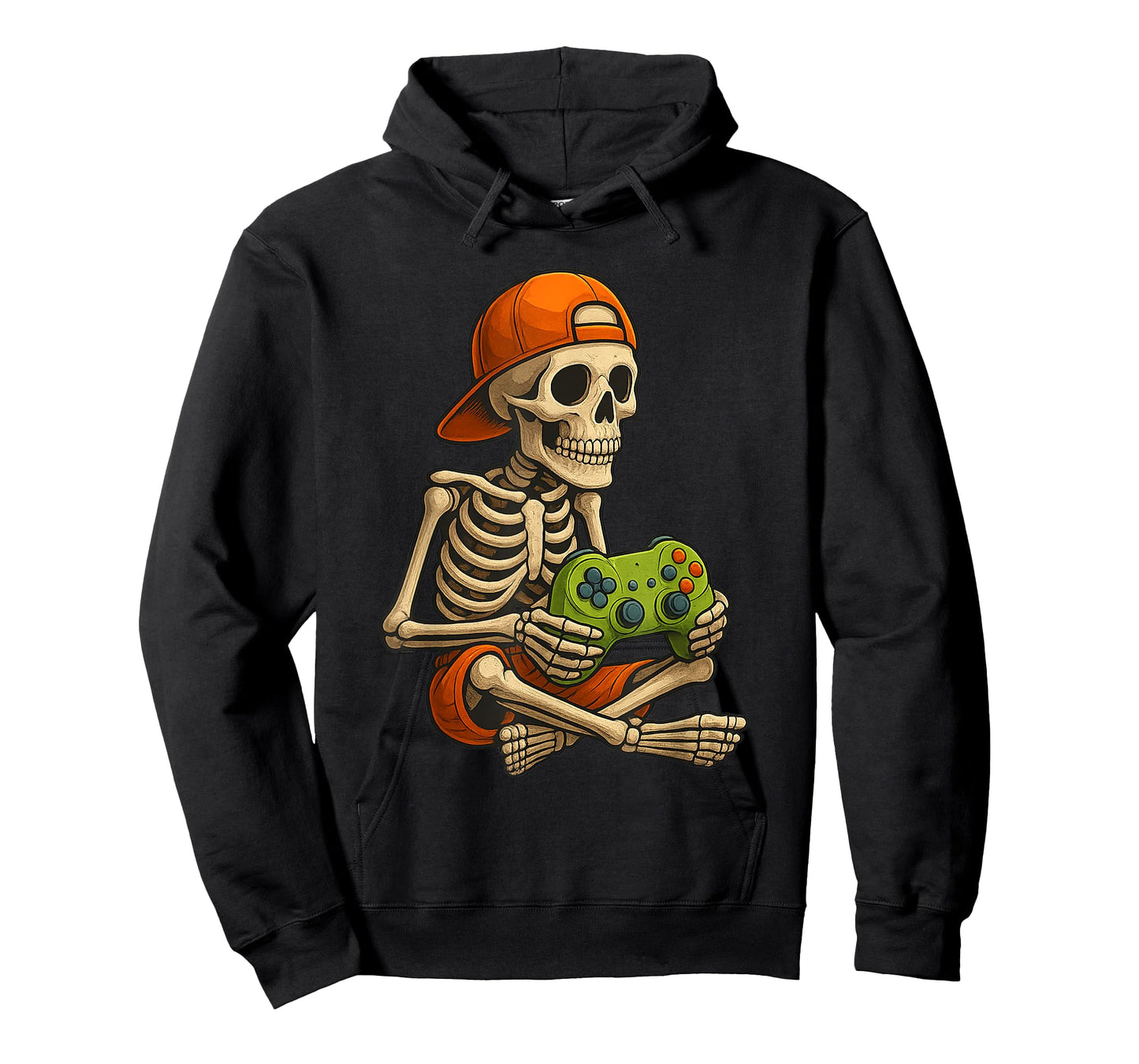 Gamer Halloween – Video Game Skeleton with Controller T-Shirt