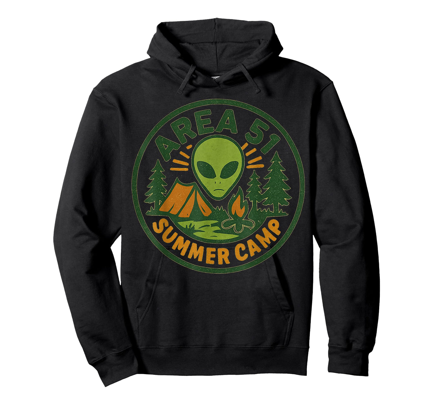 Area 51 UFO Design Funny Graphic Tees for Men Women Alien T-Shirt