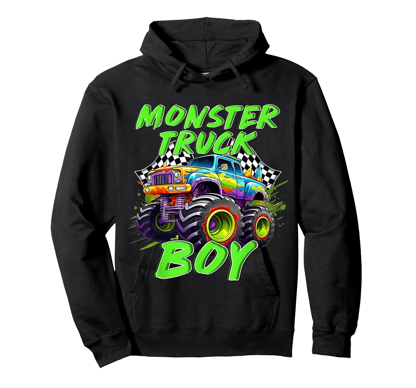 Monster Truck Boy Kids Family Matching Monster Truck Party T-Shirt