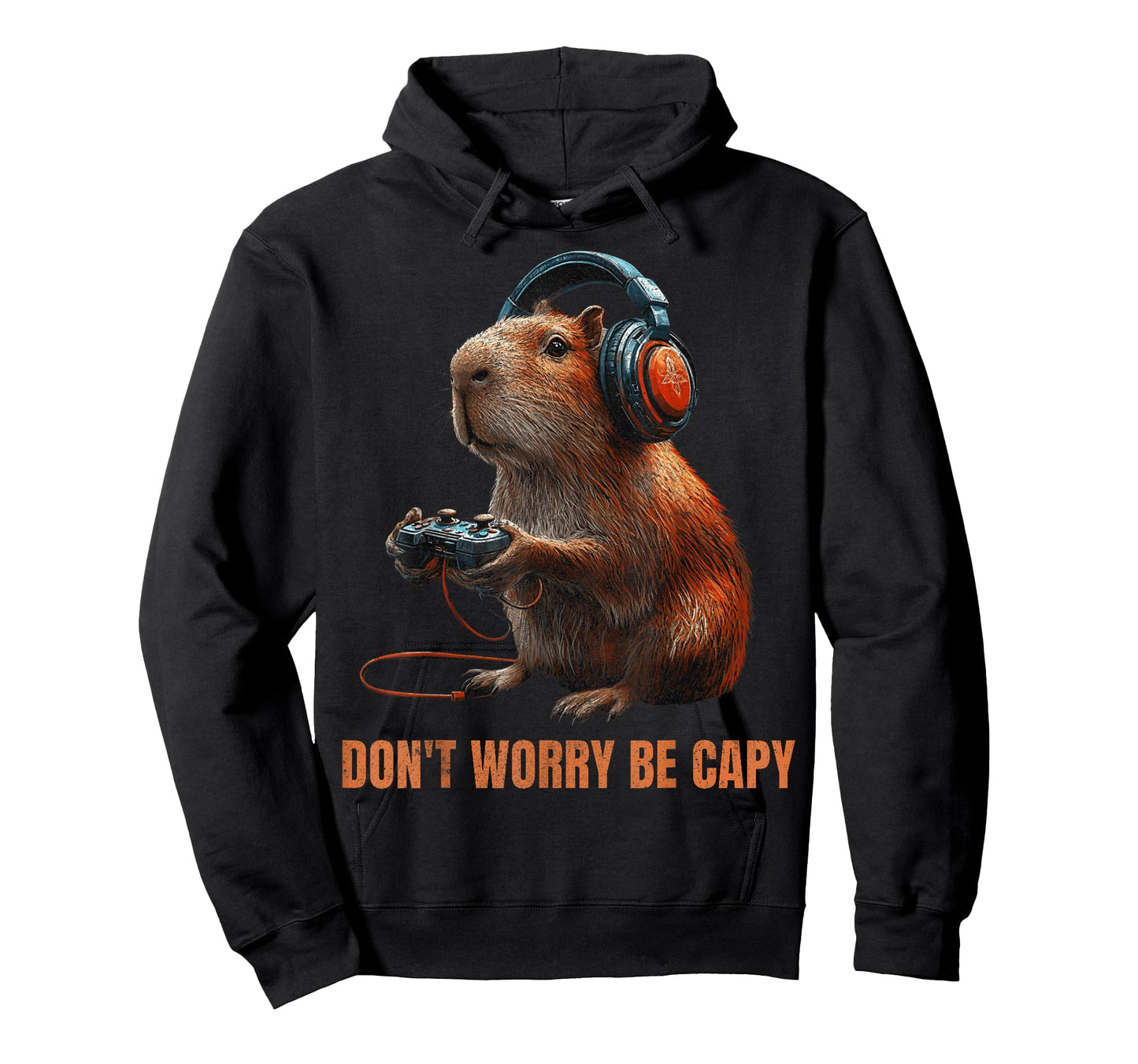 Capybara Don'T Worry Be Capy Video Game Funny Retro Vintage T-Shirt