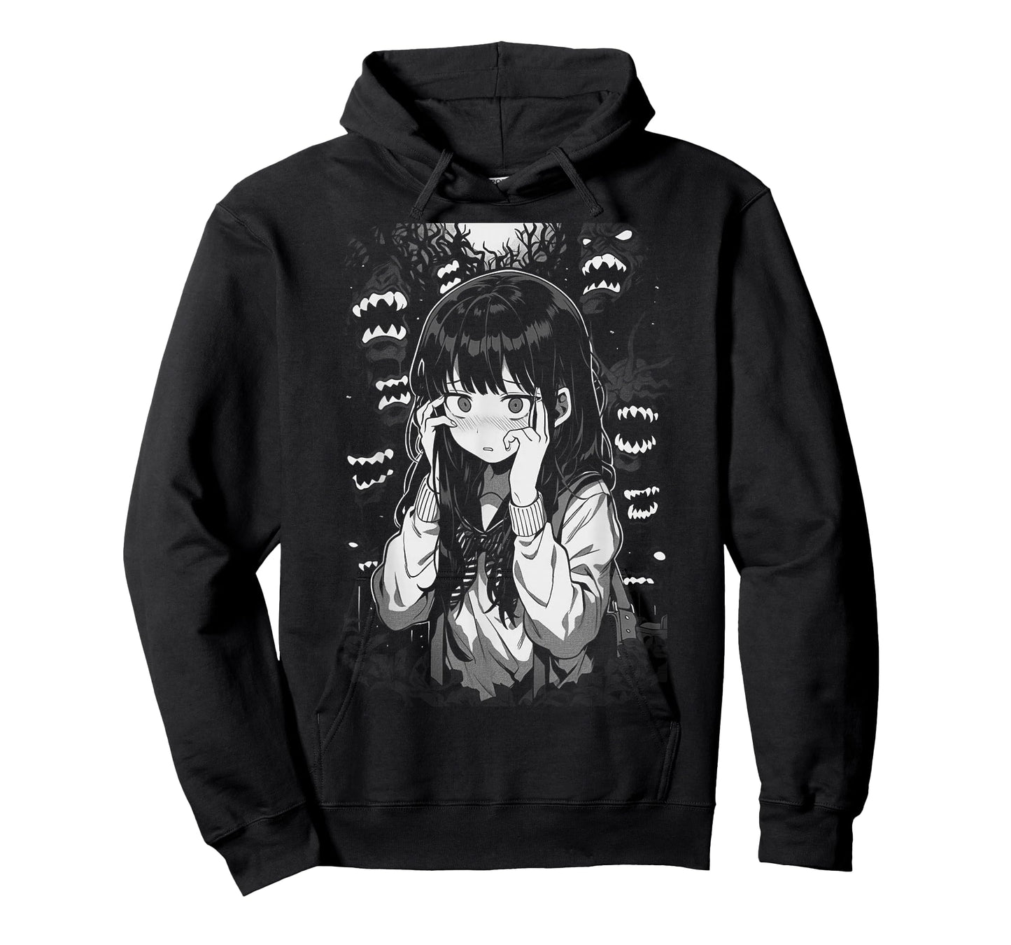 Horror Anime Manga Harajuku Gothic Grunge Aesthetic | Egirl T-Shirt