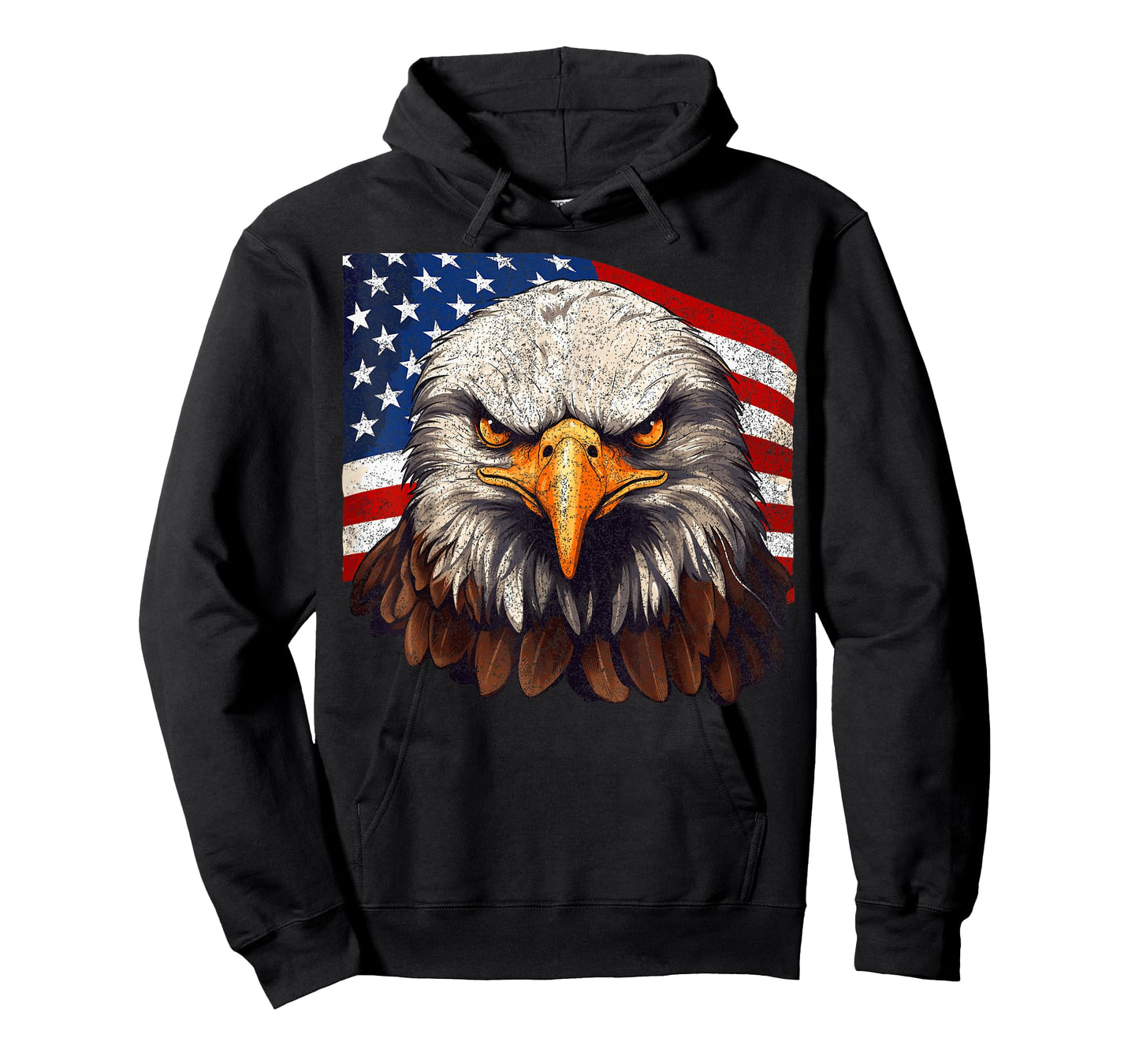 American Flag Bald Eagle Patriotic Eagle 4th of July USA T-Shirt