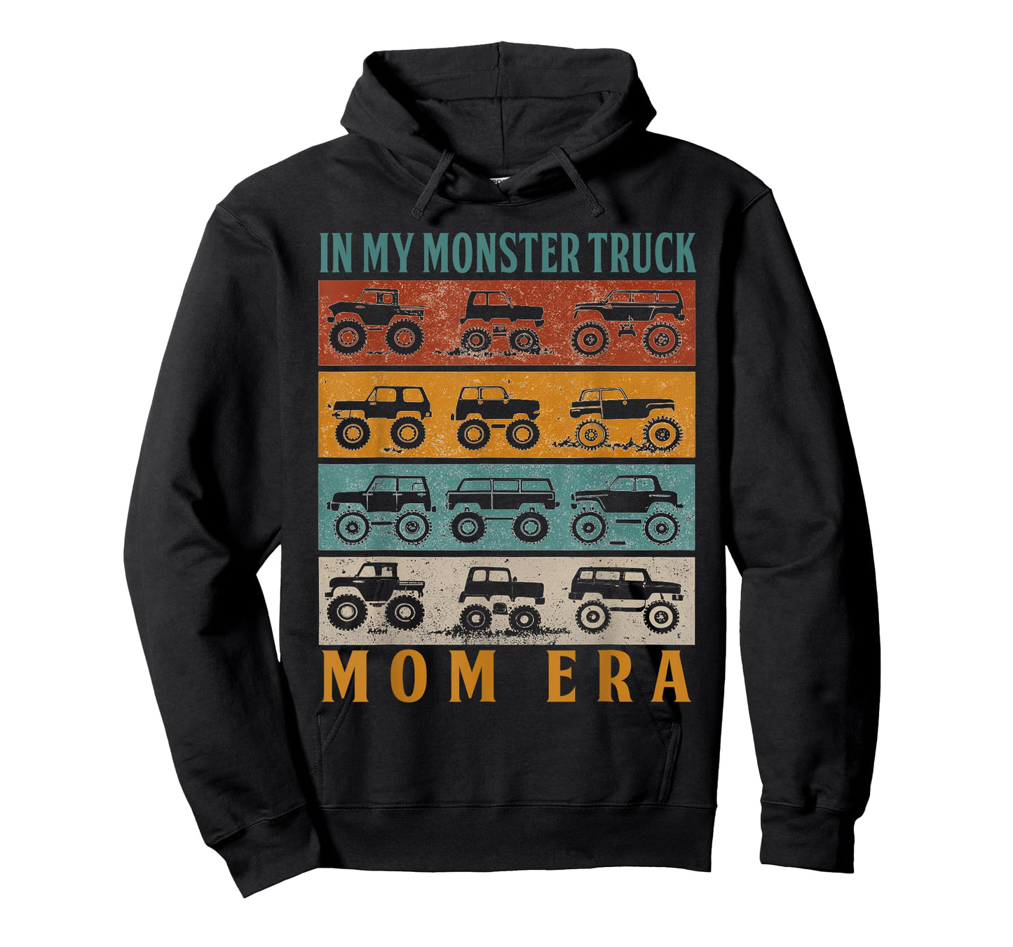 In My Monster Trucks Mom Era Matching Family Truck Lovers T-Shirt