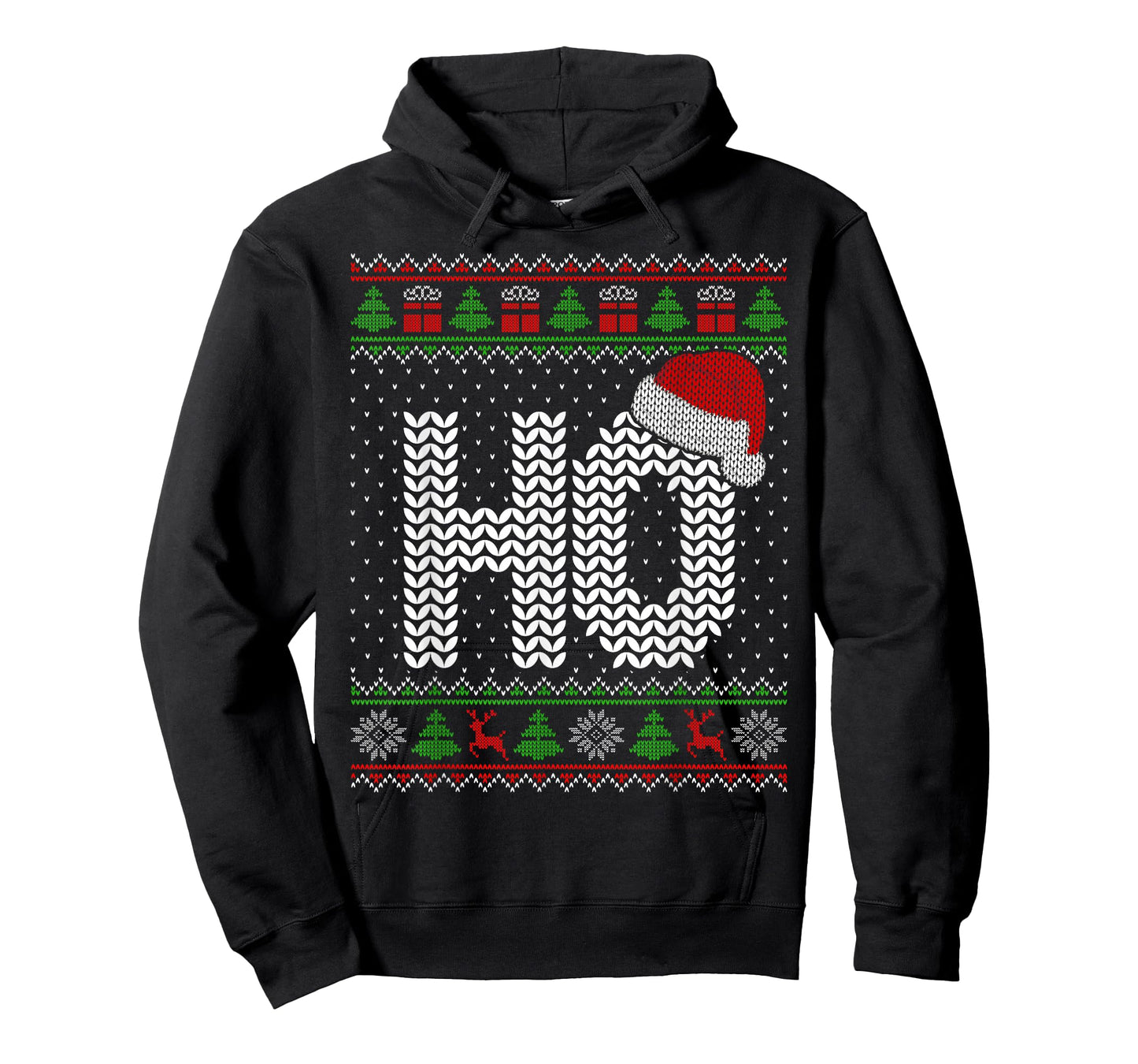 HO Where My Ho's at Matching Couples Ugly Christmas Sweater T-Shirt