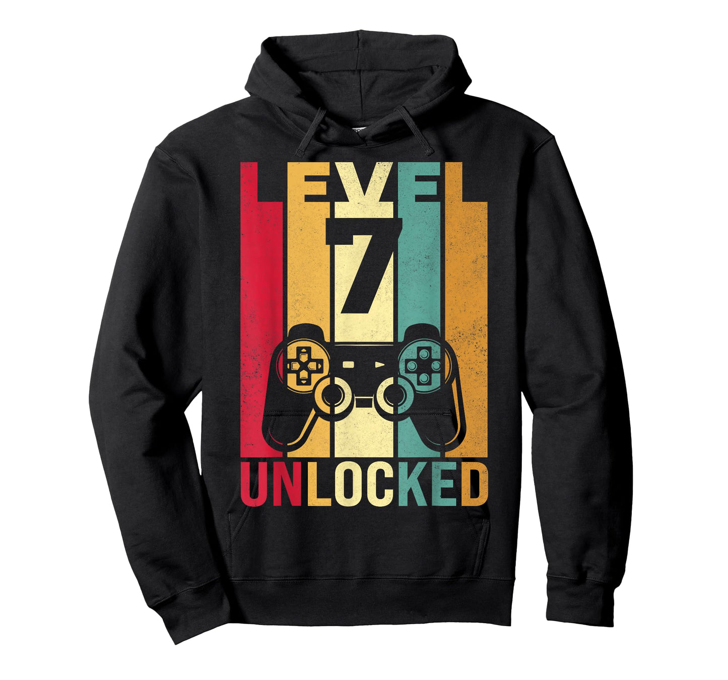 Seven 7yr 7 Birthday Boy Son Funny Gamer 7th Years Old T-Shirt