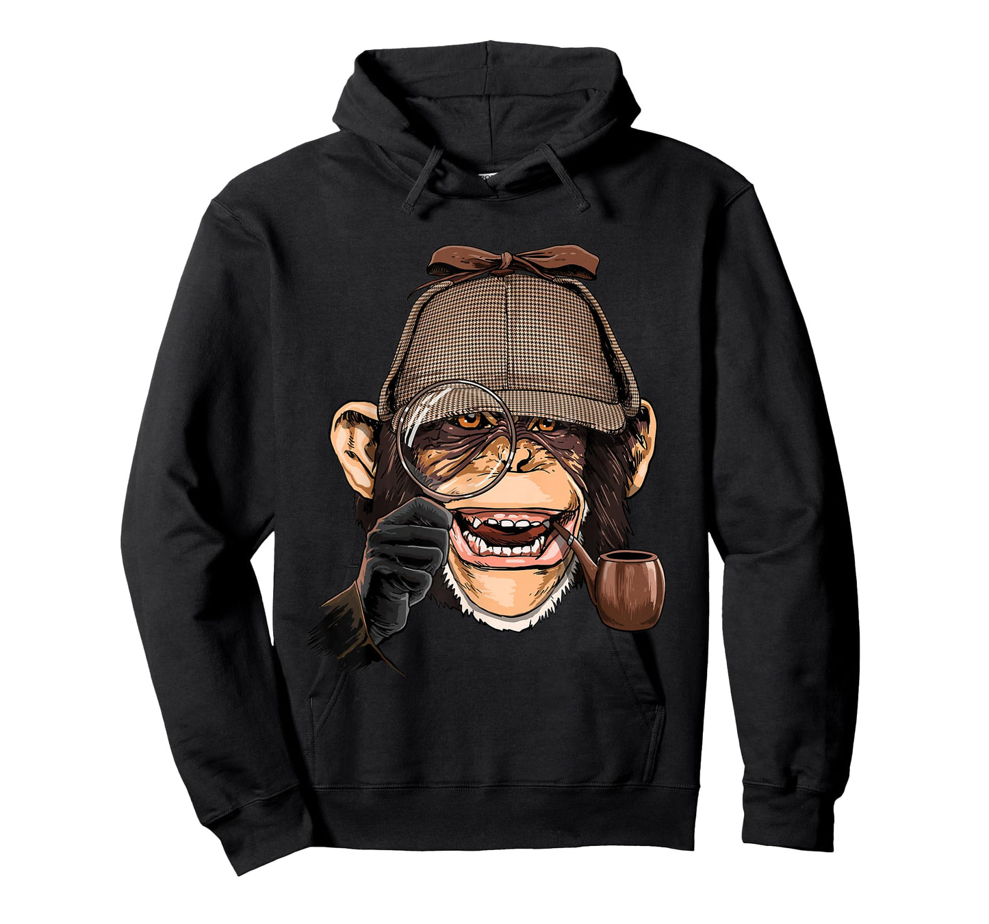 Chimpanzee Detective Great Ape Chimp Primate Animal Lover T-Shirt