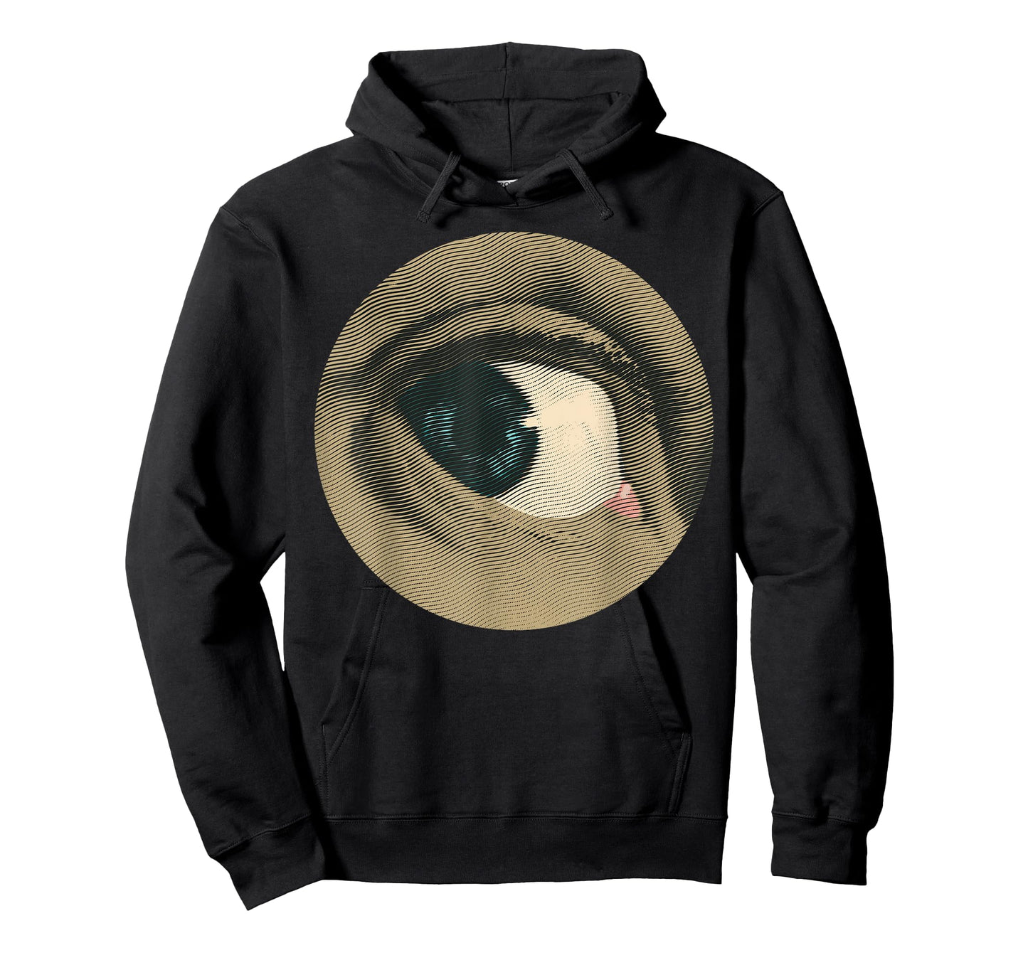 Halftone Eyeball Tshirt - Vintage Eye Engraving Tee T-Shirt