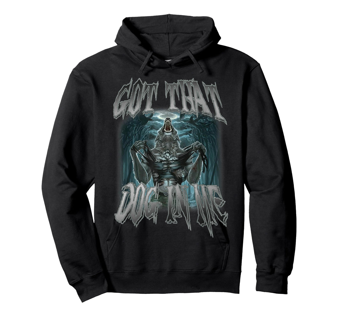 I Got That Dog In Me Funny Cringe Alpha Wolf Meme T-Shirt