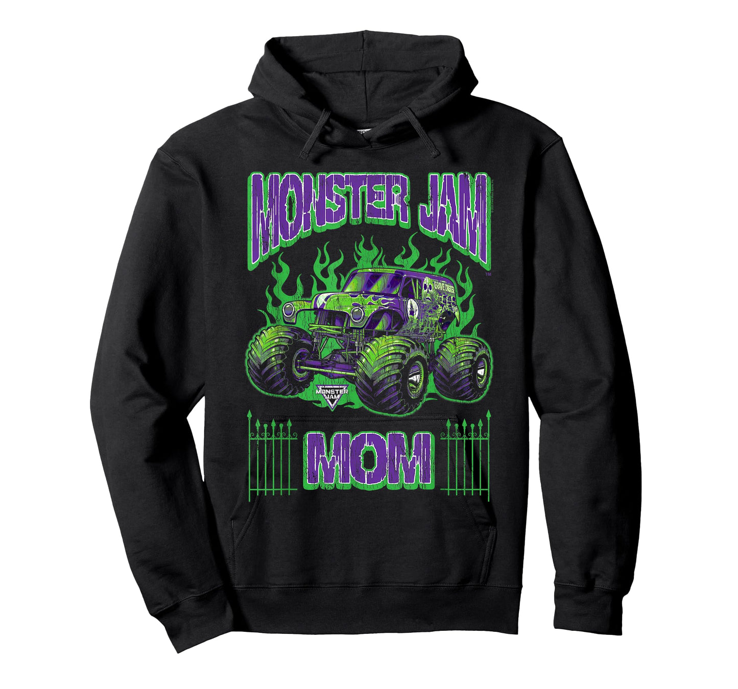 Monster Jam Grave Digger Mom Family Motorsports T-Shirt