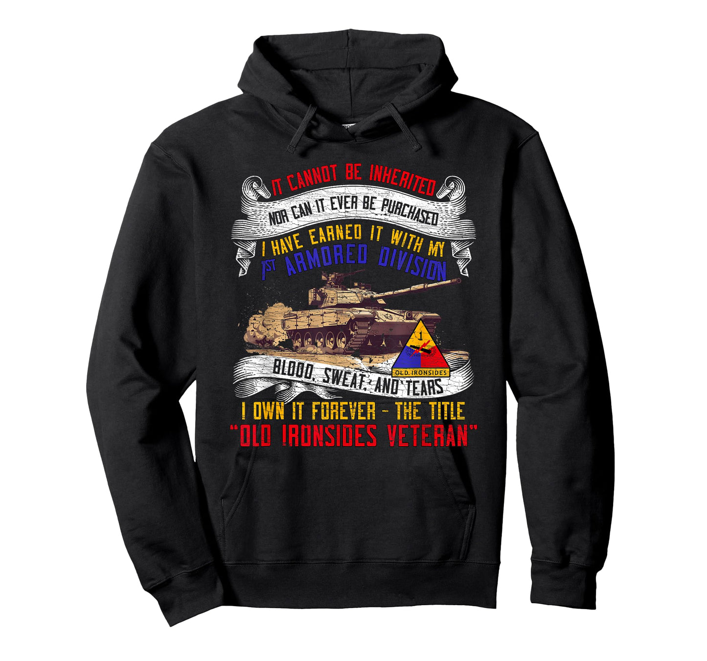 1st Armored Division Fort Bliss Veteran Texas Gifts T-Shirt