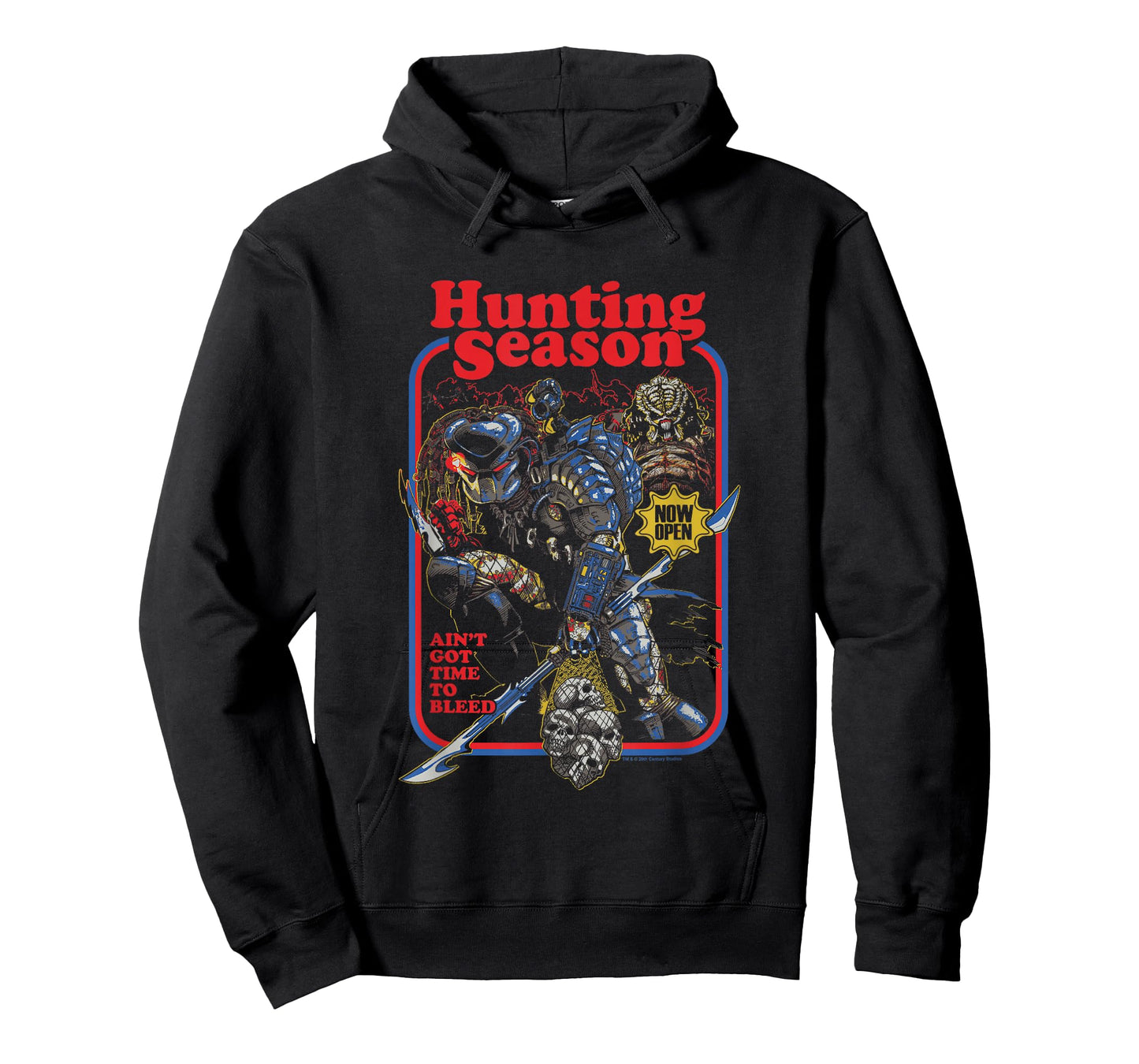 Predator Hunting Season Ain't Got Time To Bleed Retro Poster T-Shirt