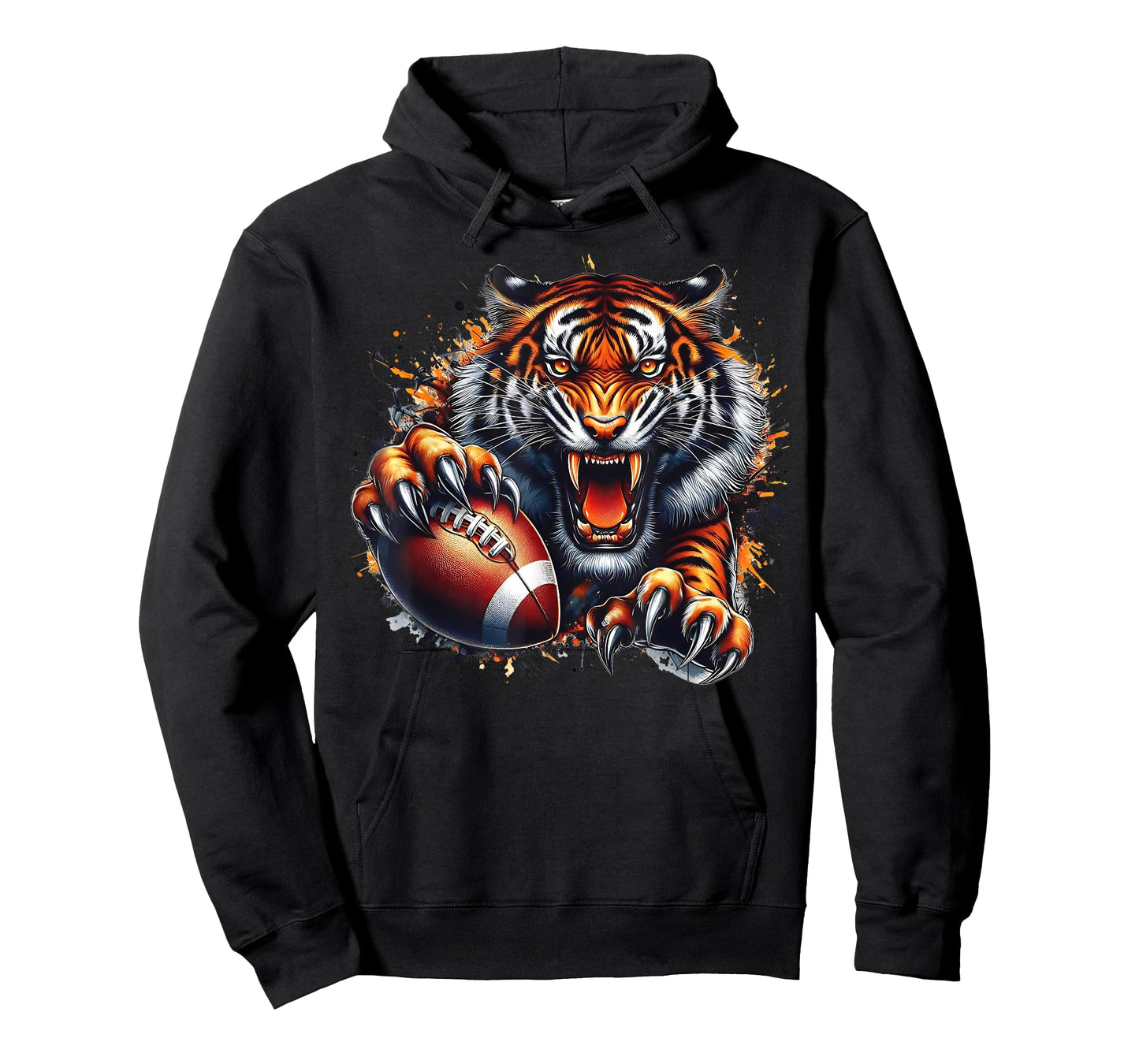 Touchdown American Football Game Day Thanksgiving Tiger Cool T-Shirt