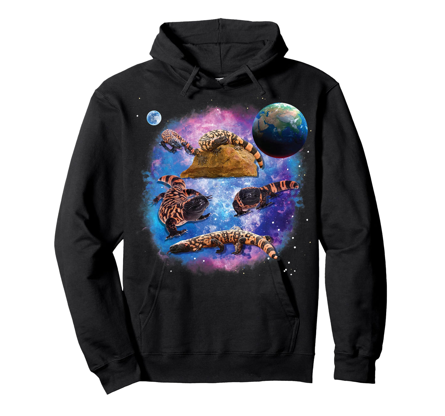 Gila Monster Lizards in The Galaxy, Space Gila Monster T-Shirt