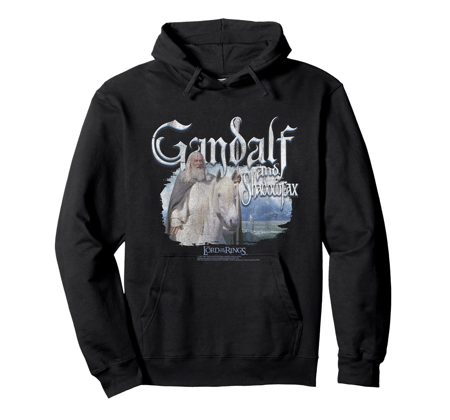 The Lord of The Rings Gandalf & Shadowfax Fantasy Movie T-Shirt