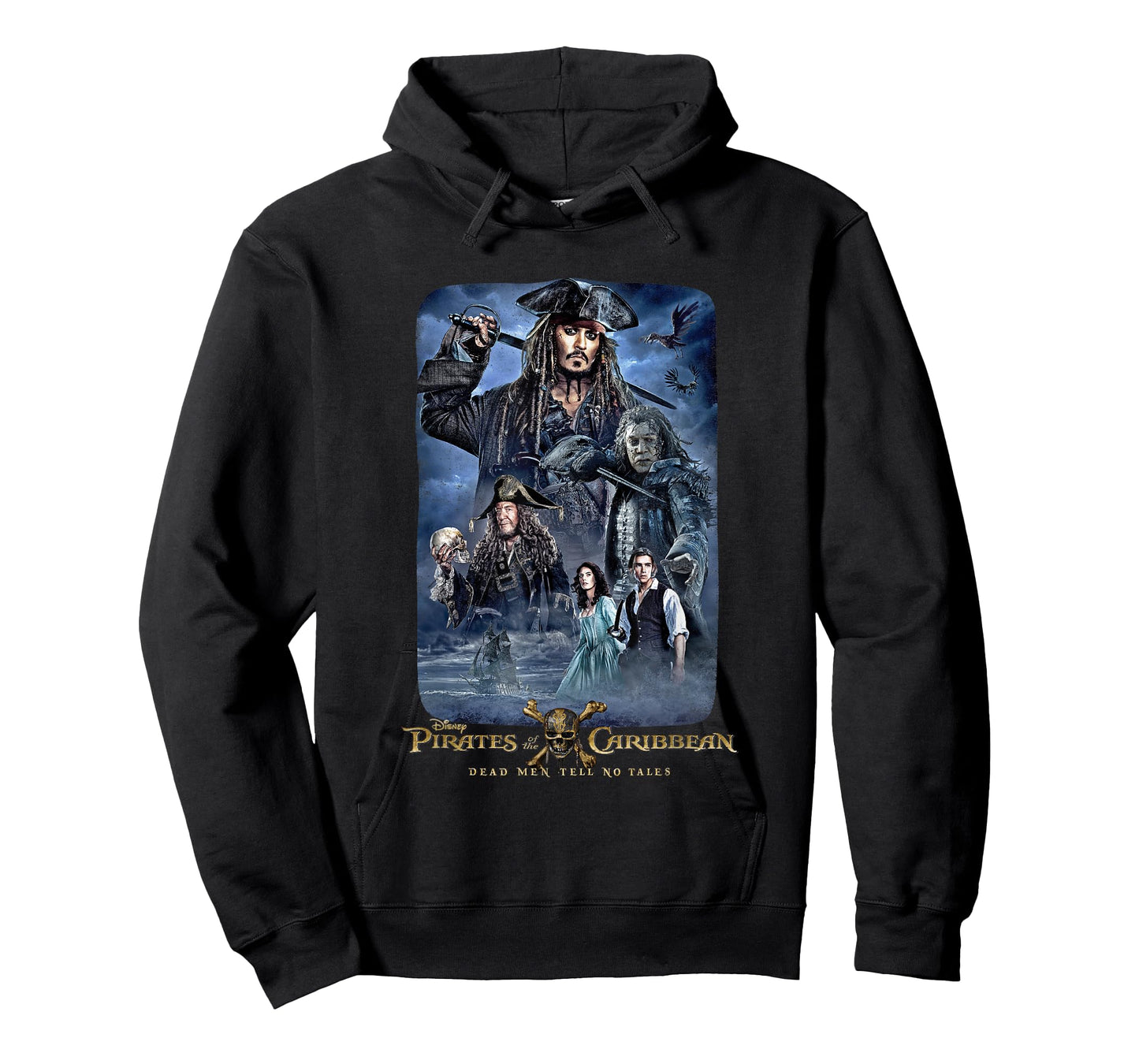 Disney Pirates of The Caribbean Tell No Tales Poster T-Shirt