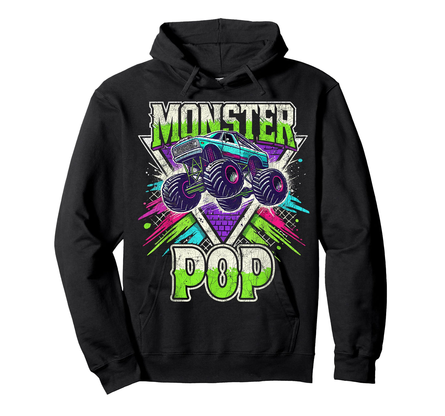 Matching Monster Truck Costume, Jam Birthday Monster Pop T-Shirt