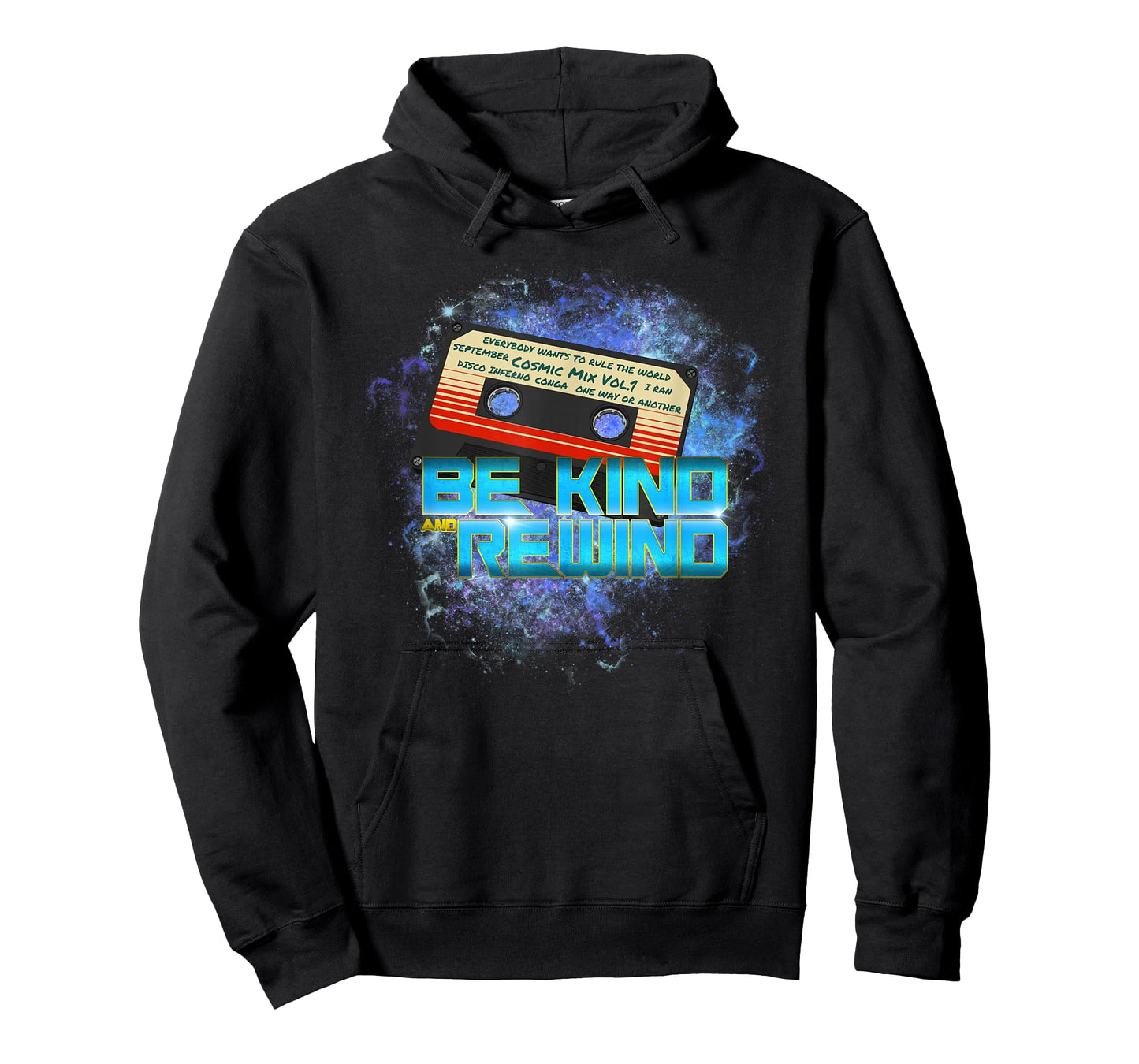 Cosmic Cassette Be Kind Rewind 80s - Out-of-this-World T-Shirt