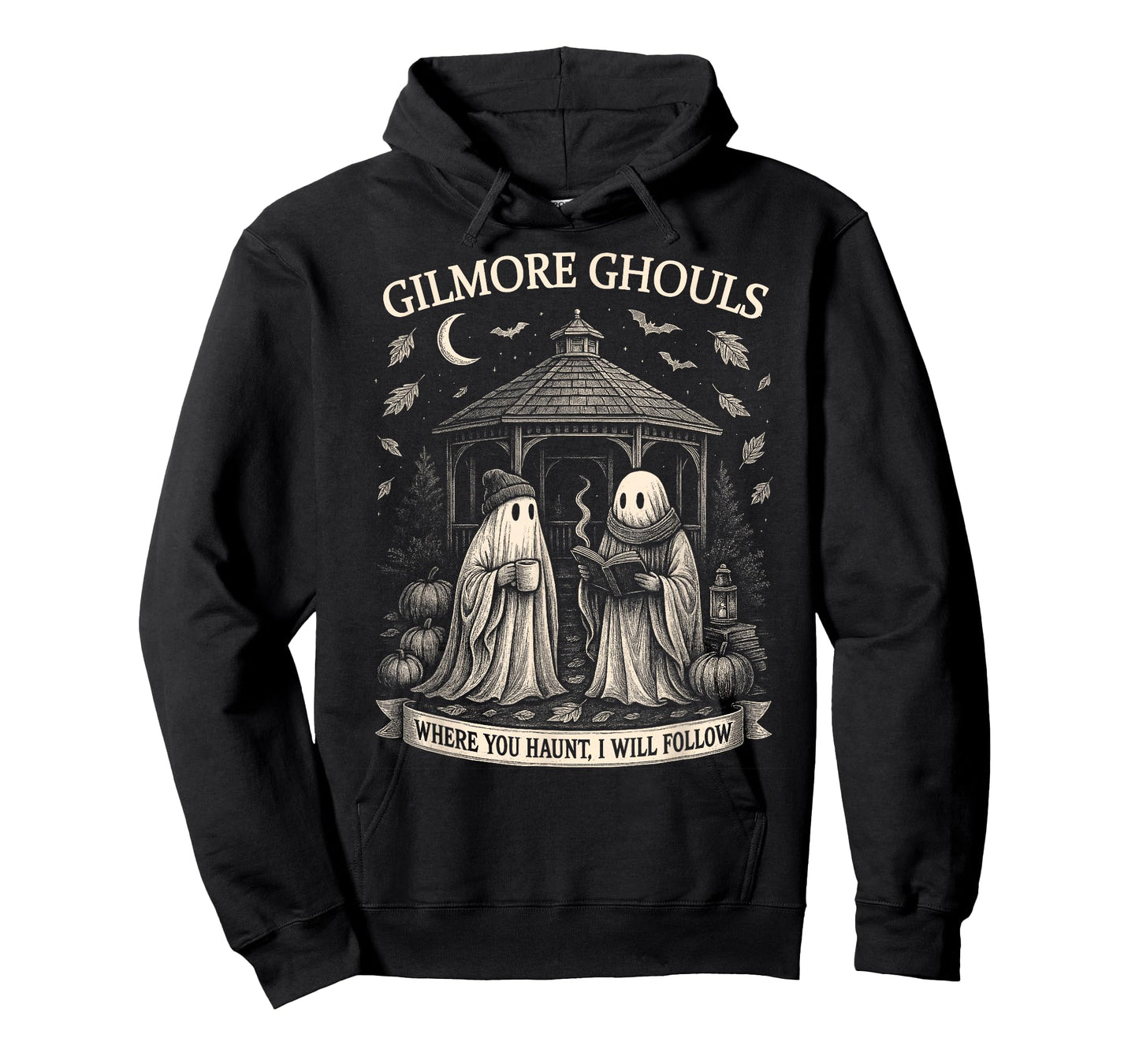 Gilmore Ghouls Where You Haunt I Will Follow Halloween Ghost T-Shirt