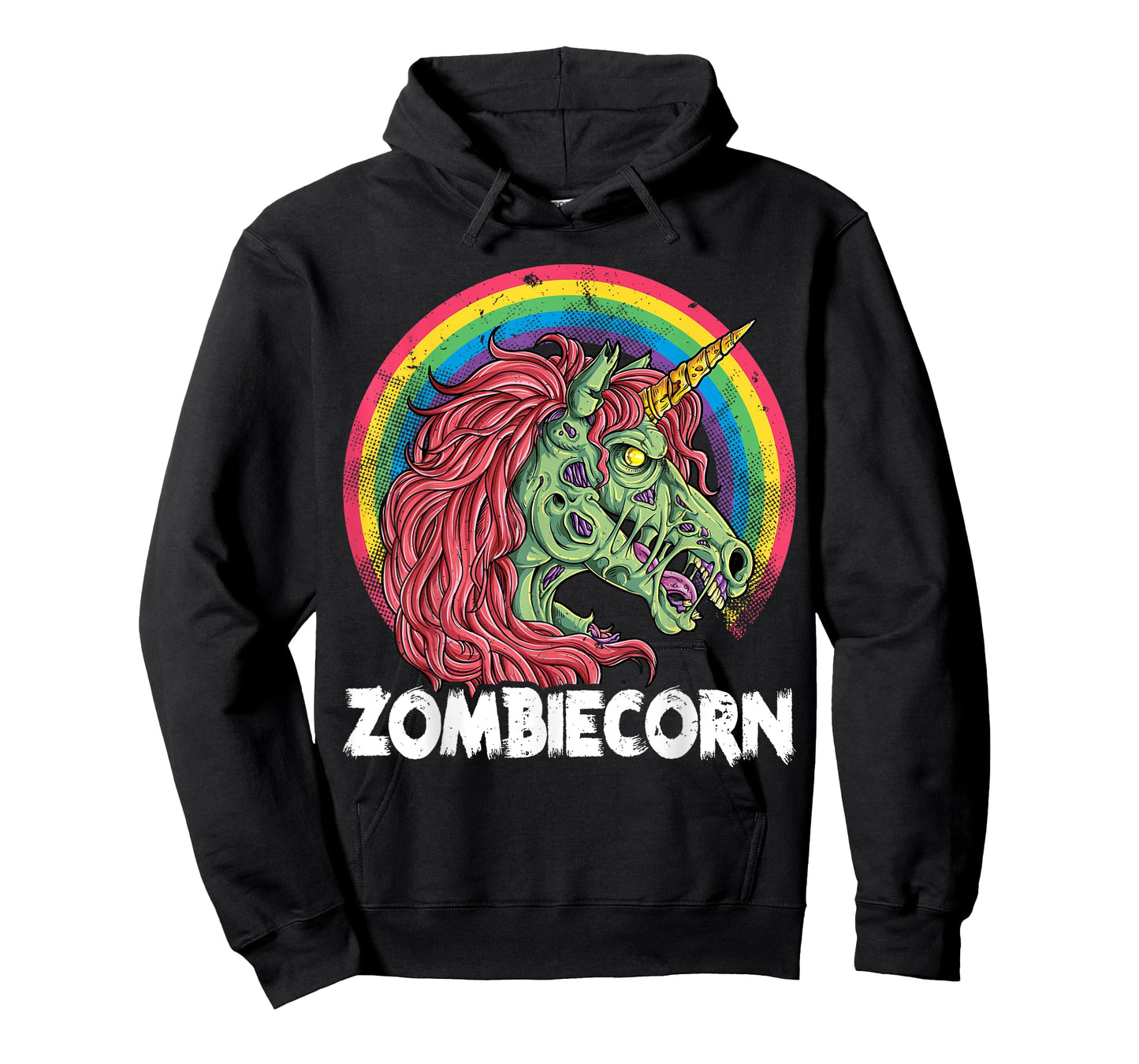 Zombiecorn Zombie Unicorn Halloween Women Girls Rainbow T-Shirt