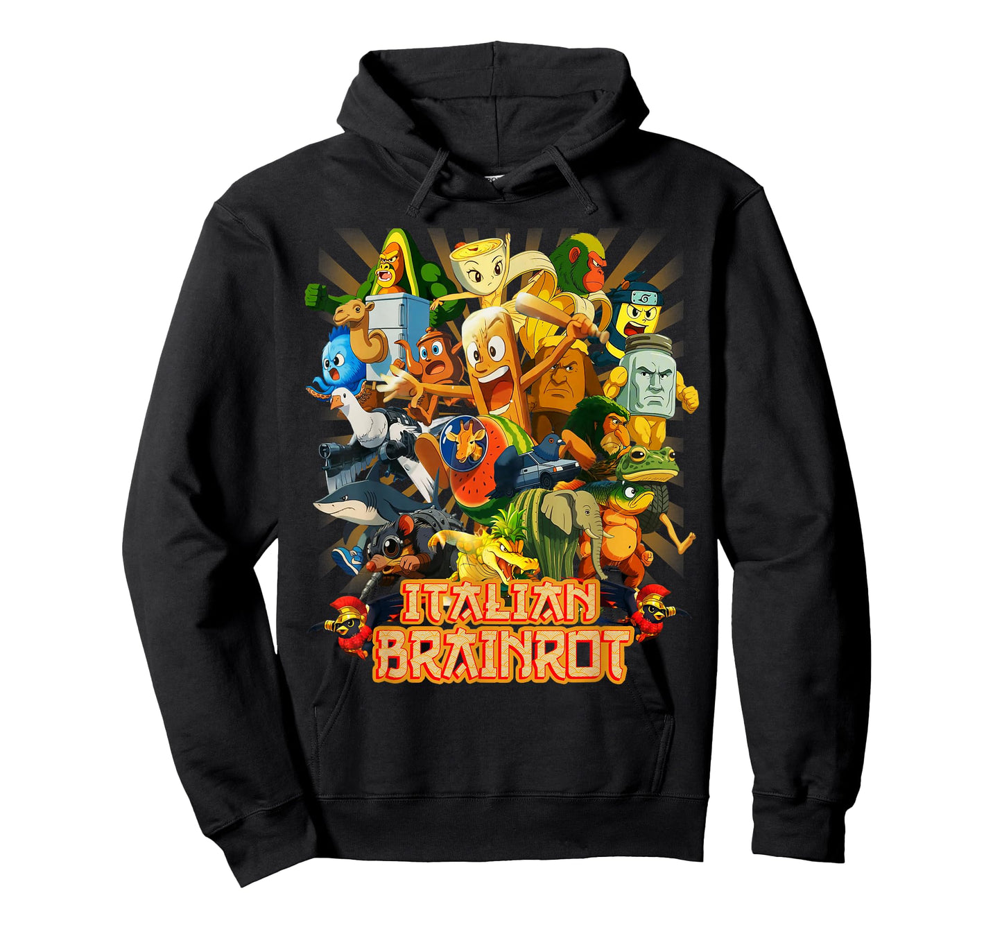 All Brainrot Italian Anime Cute Friends for Teens Kids Youth T-Shirt
