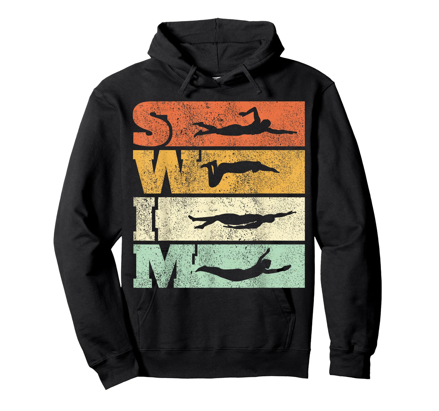 Swimming SWIM Strokes Vintage Swimmer T-Shirt