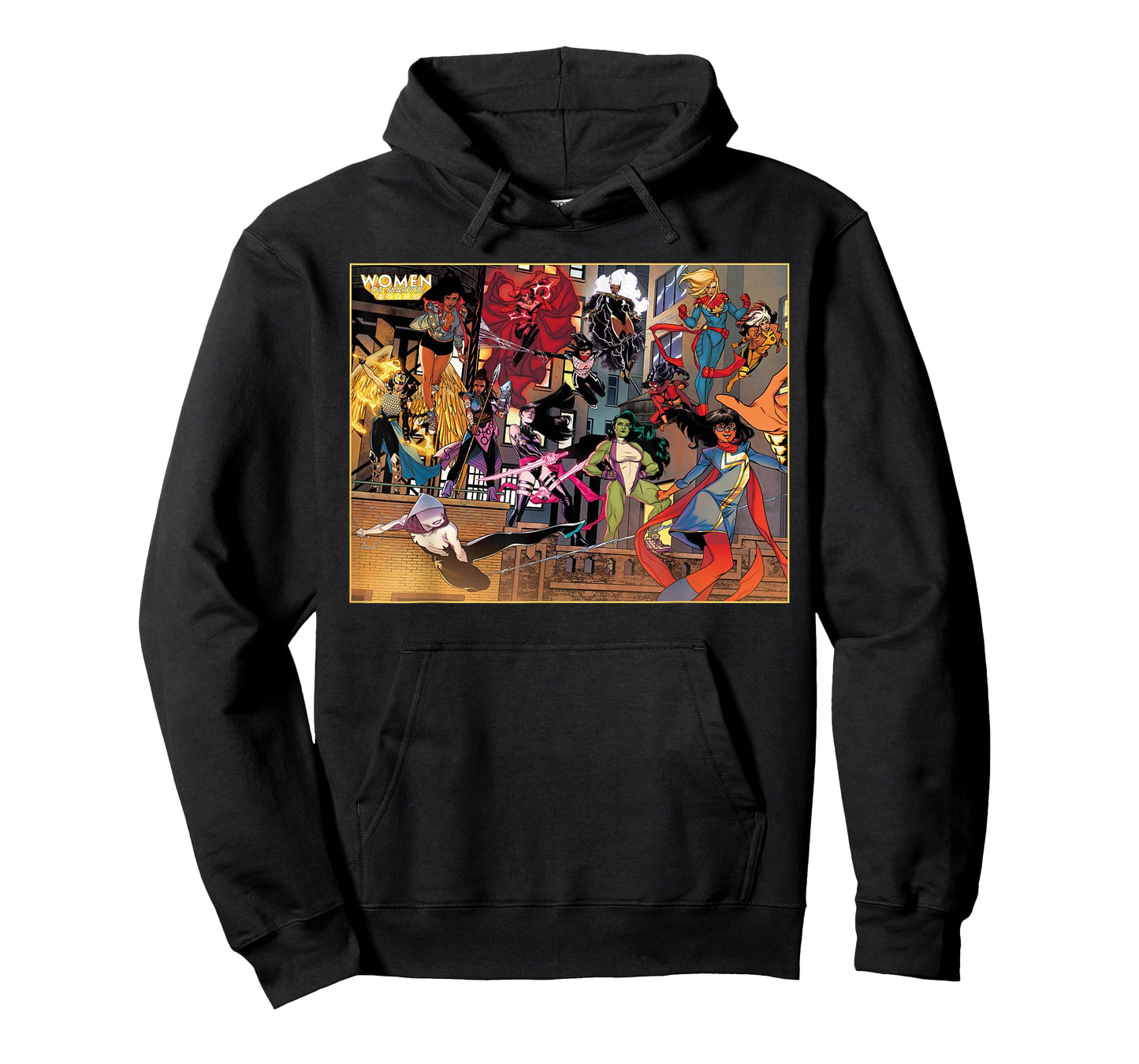 Marvel Women of Marvel Ms Marvel Ghost Spider She-Hulk T-Shirt