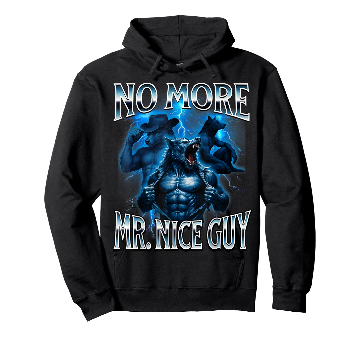 Mr Nice Guy Alpha Wolf Meme Funny Brainrot Unhinged Beta T-Shirt