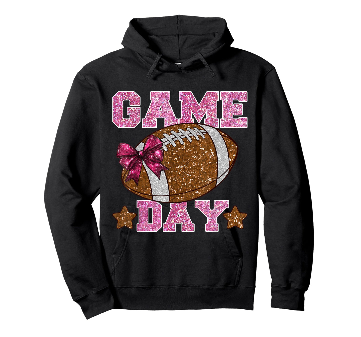 Game Day Football Season Football Mama Girl Touchdown Season T-Shirt