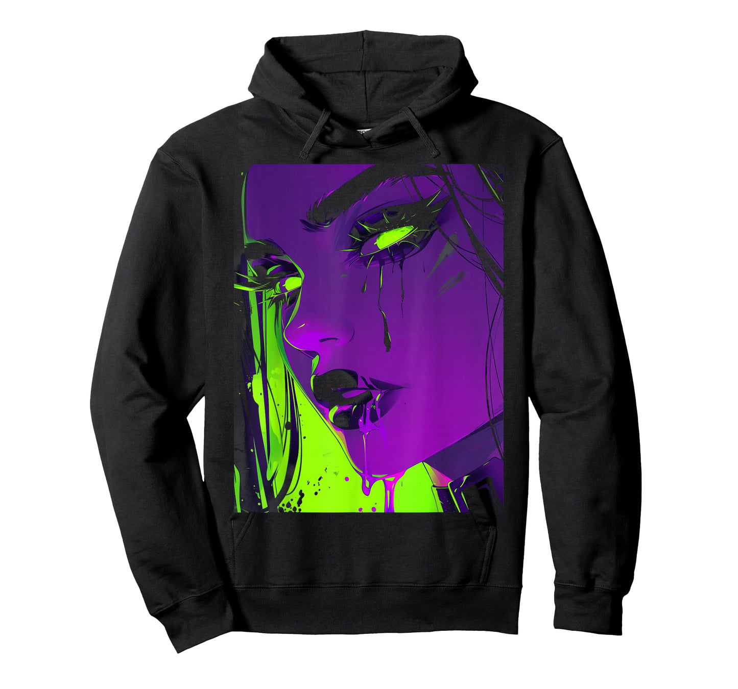 Cybergoth Cybercore Grunge Punk Goth Girl Alt Anime Manga T-Shirt