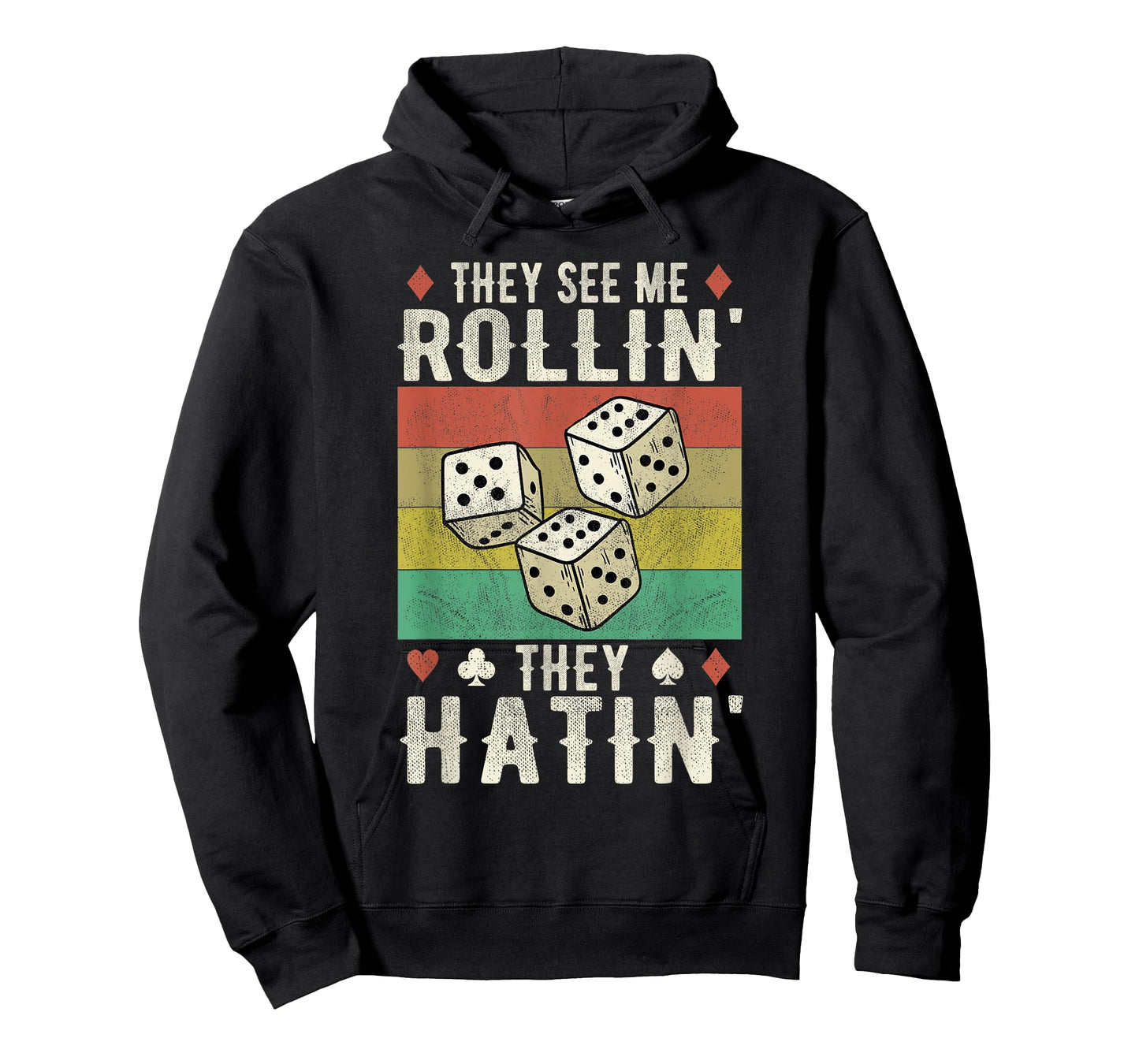 They See Me Rollin' They Hatin' Vintage Dice T-Shirt