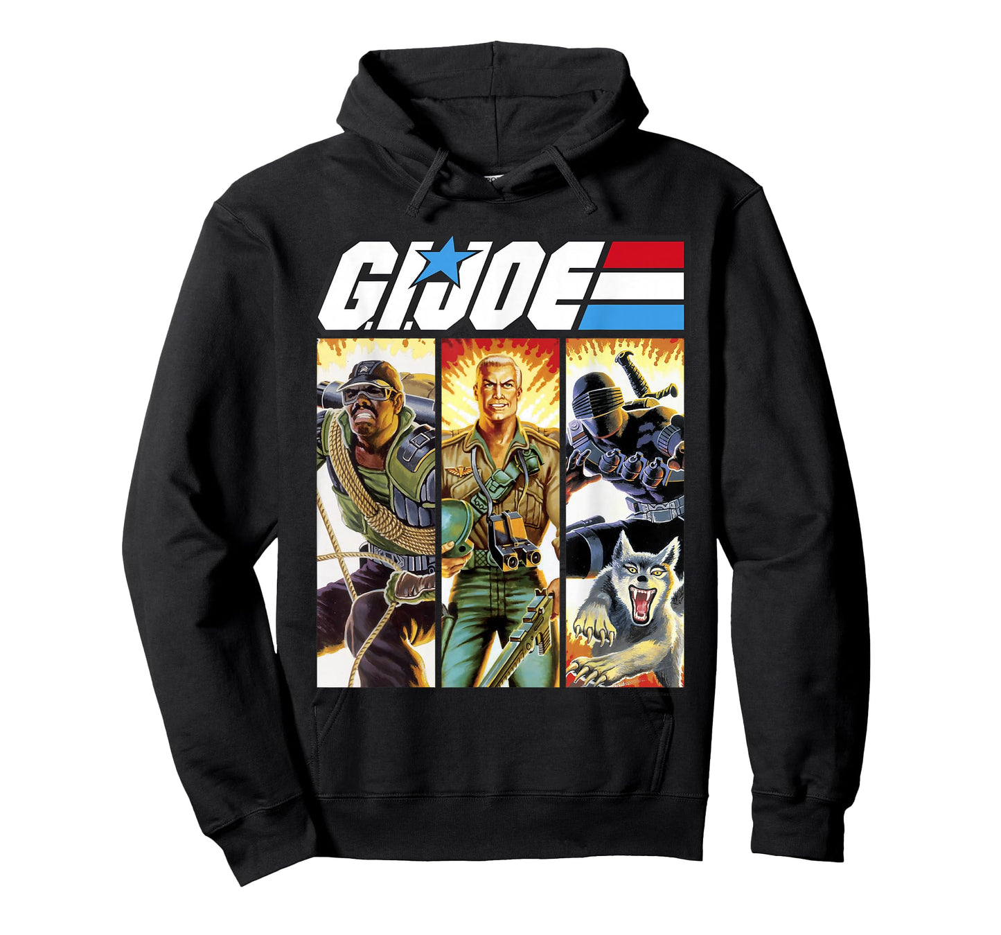 G.I. Joe Geared Up Action Shot Comic Panels T-Shirt