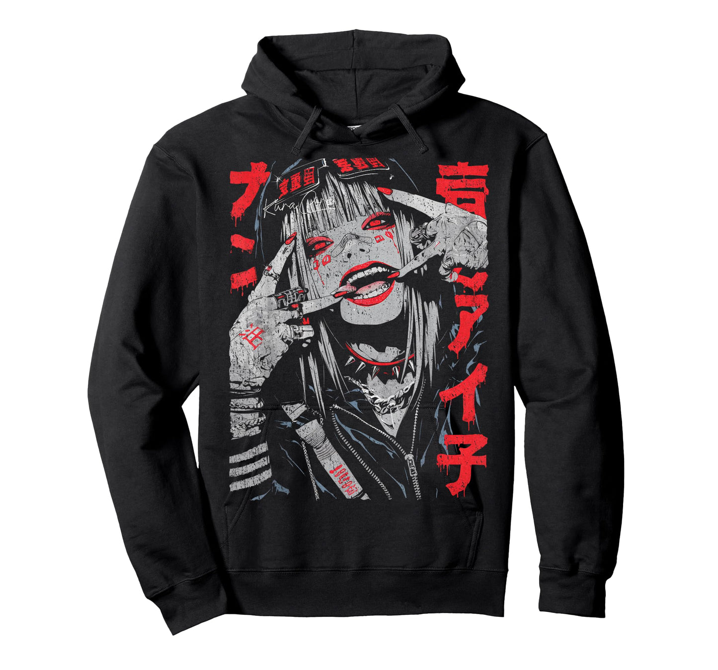 Japanese Streetwear Cyberpunk Y2K Retro Techwear Manga Anime T-Shirt