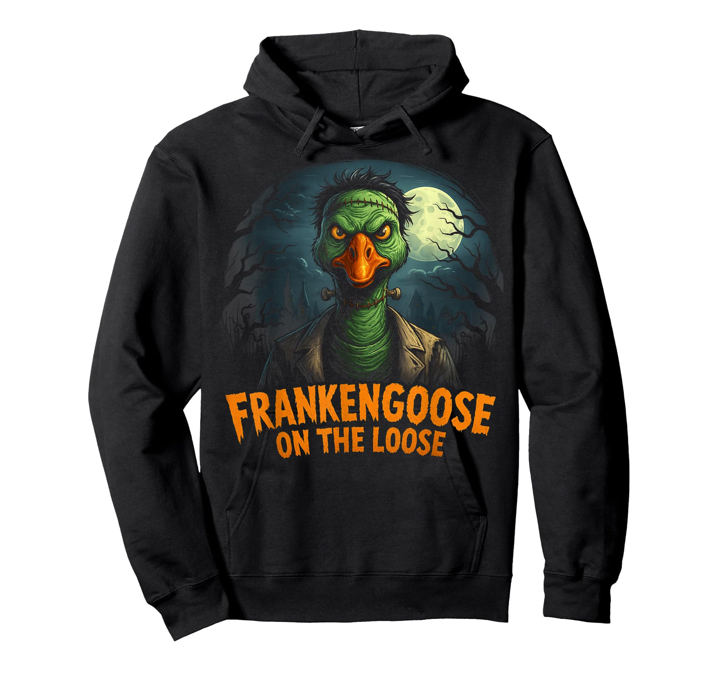Frankengoose On The Loose Halloween Goose Frankenstein T-Shirt