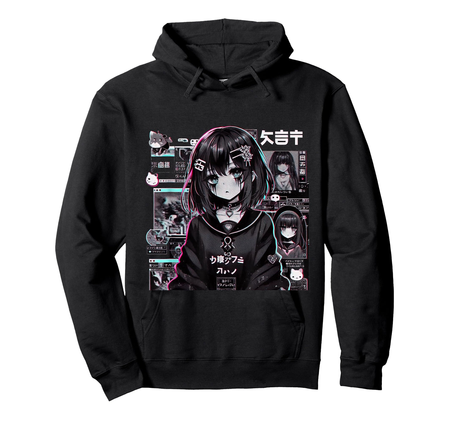 Vaporwave Anime Girl Japanese Aesthetic Anime Otaku T-Shirt
