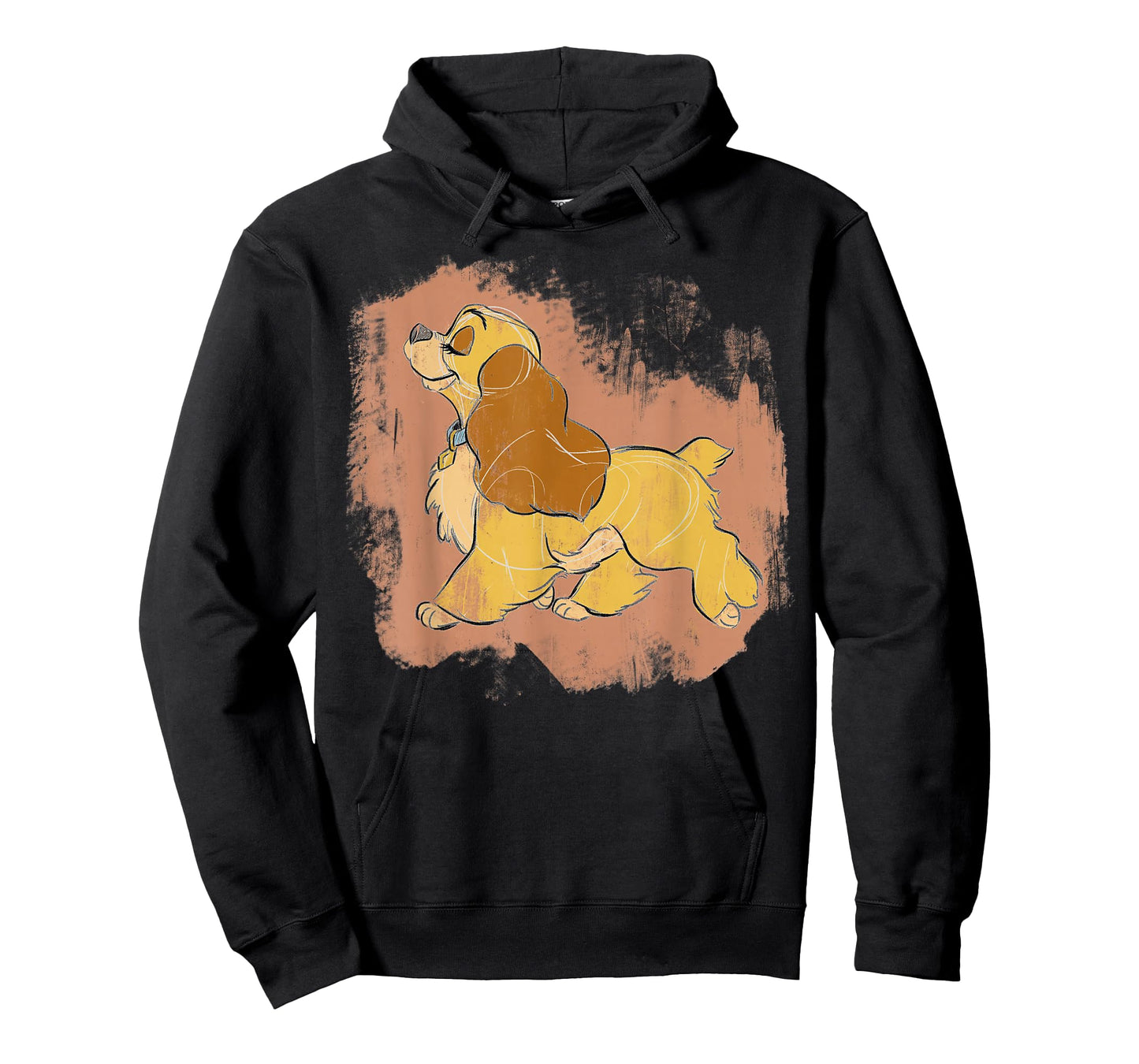Disney Lady and The Tramp Lady Strut Sketch T-Shirt