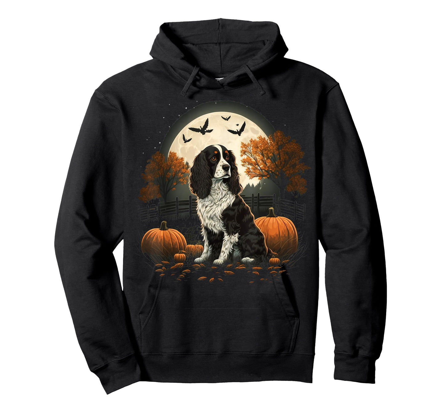 Pumpkin Spaniel costume English Springer Spaniel Halloween T-Shirt