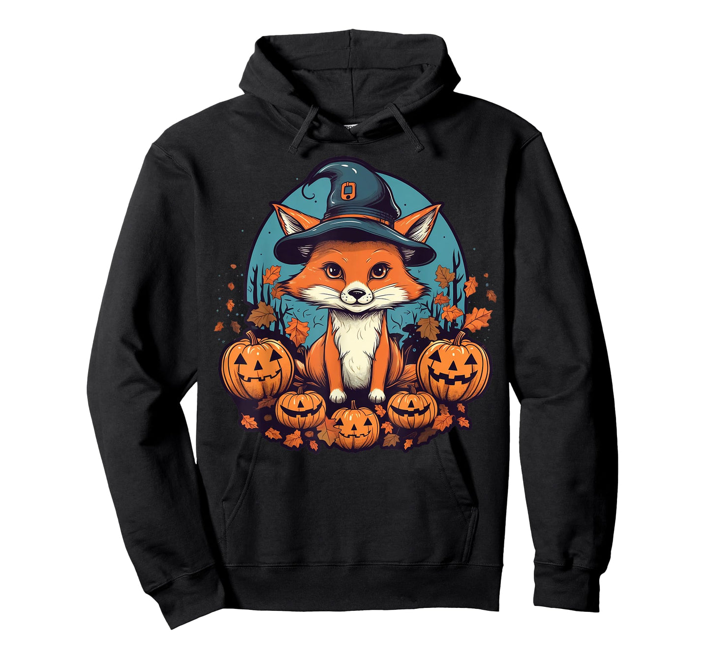 Pumpkin Fox costume on Fox Halloween T-Shirt