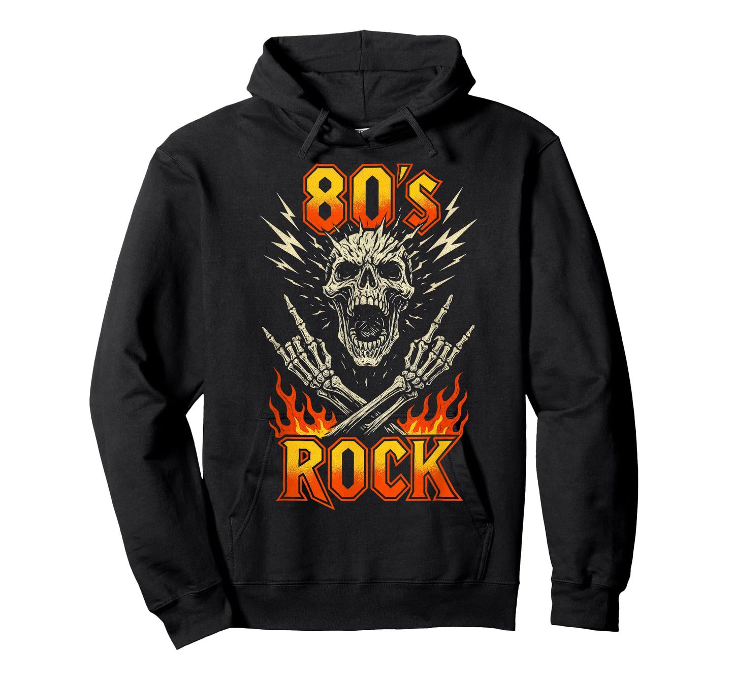 80s Rock Vintage Skull Retro Music Band Gift T-Shirt
