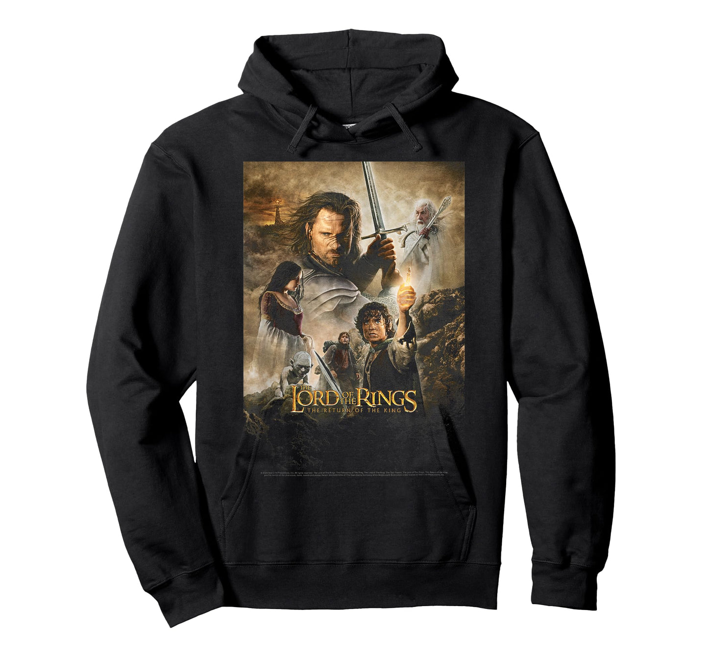 Lord Of The Rings Return Of The King Group Poster T-Shirt