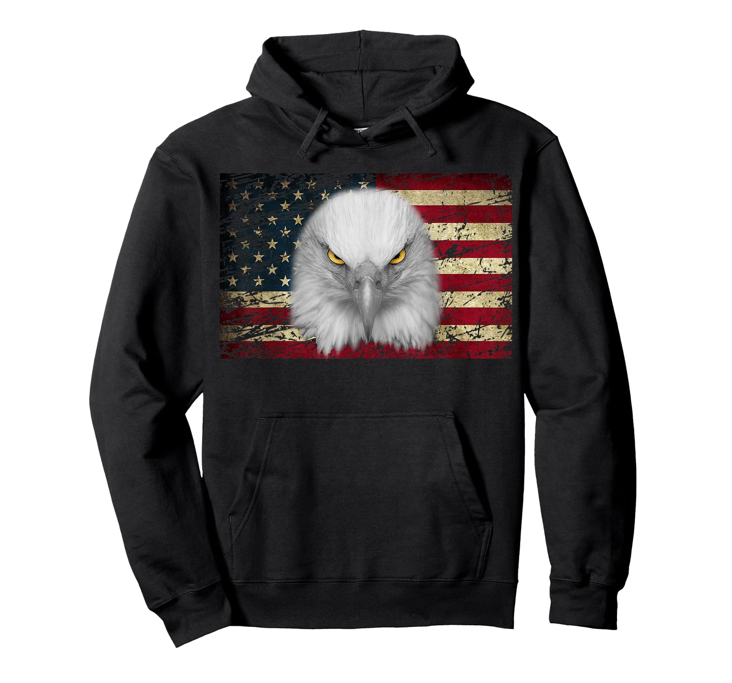 American Bald Eagle Eyes Shirt USA Flag Patriotic Shirt T-Shirt