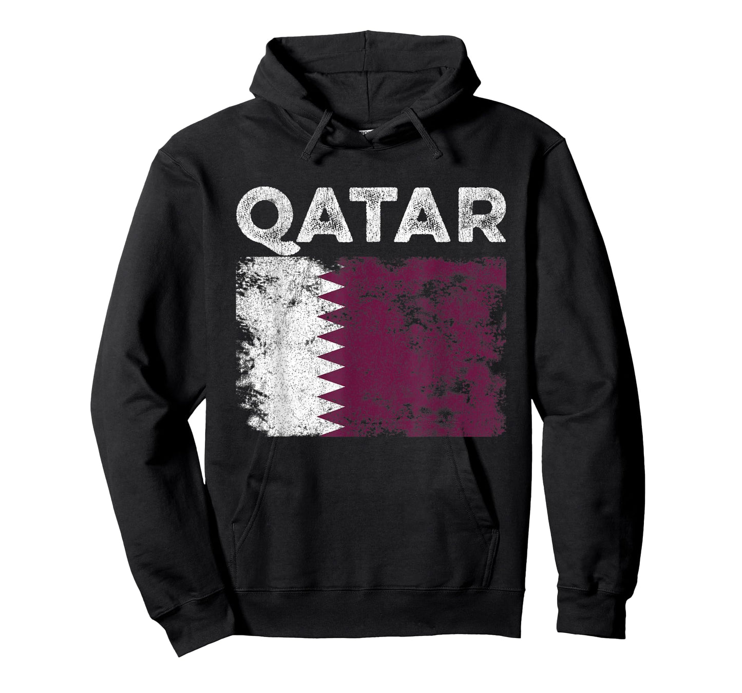 Qatar Flag Distressed - Men Women Kids - Qatari Flag T-Shirt