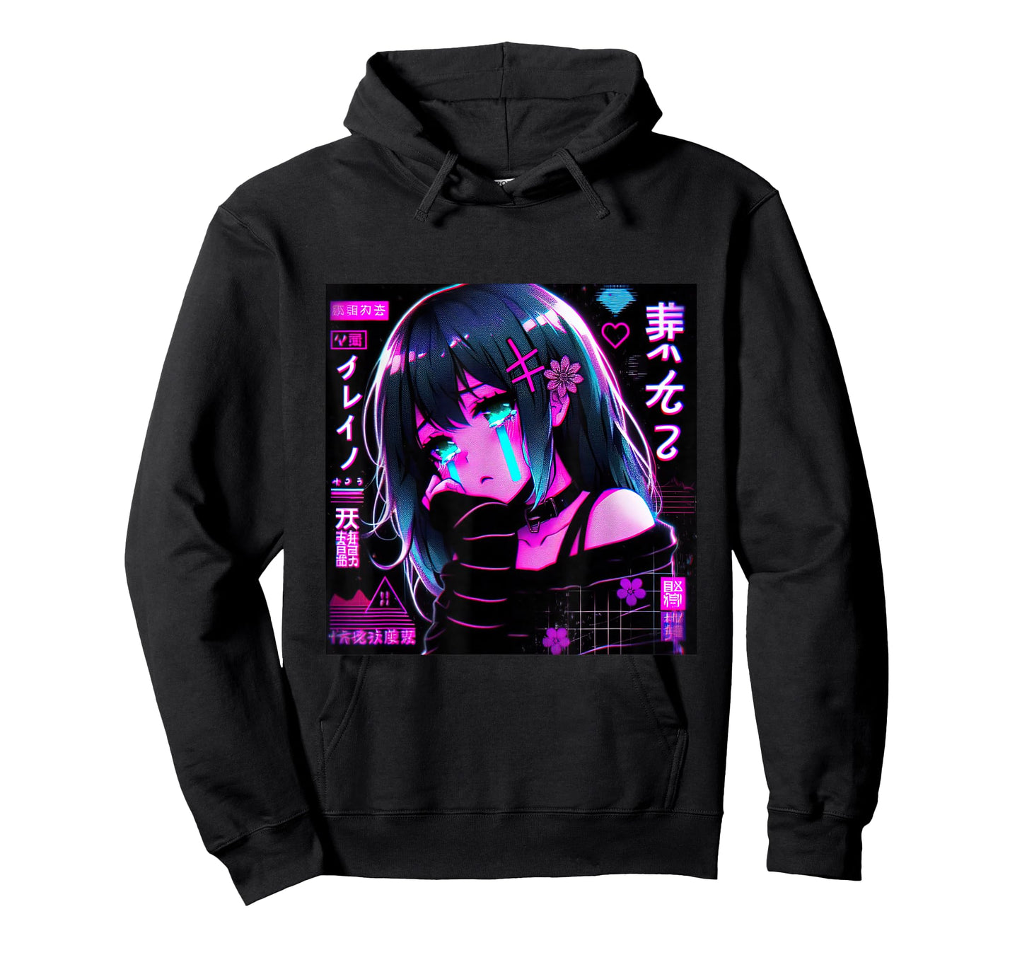 Vaporwave Anime Girl Japanese Aesthetic Anime Otaku T-Shirt